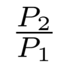 P_2/P_1