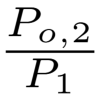 Po2/P1