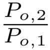 P_o2/P_o1