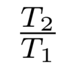 T2/T1